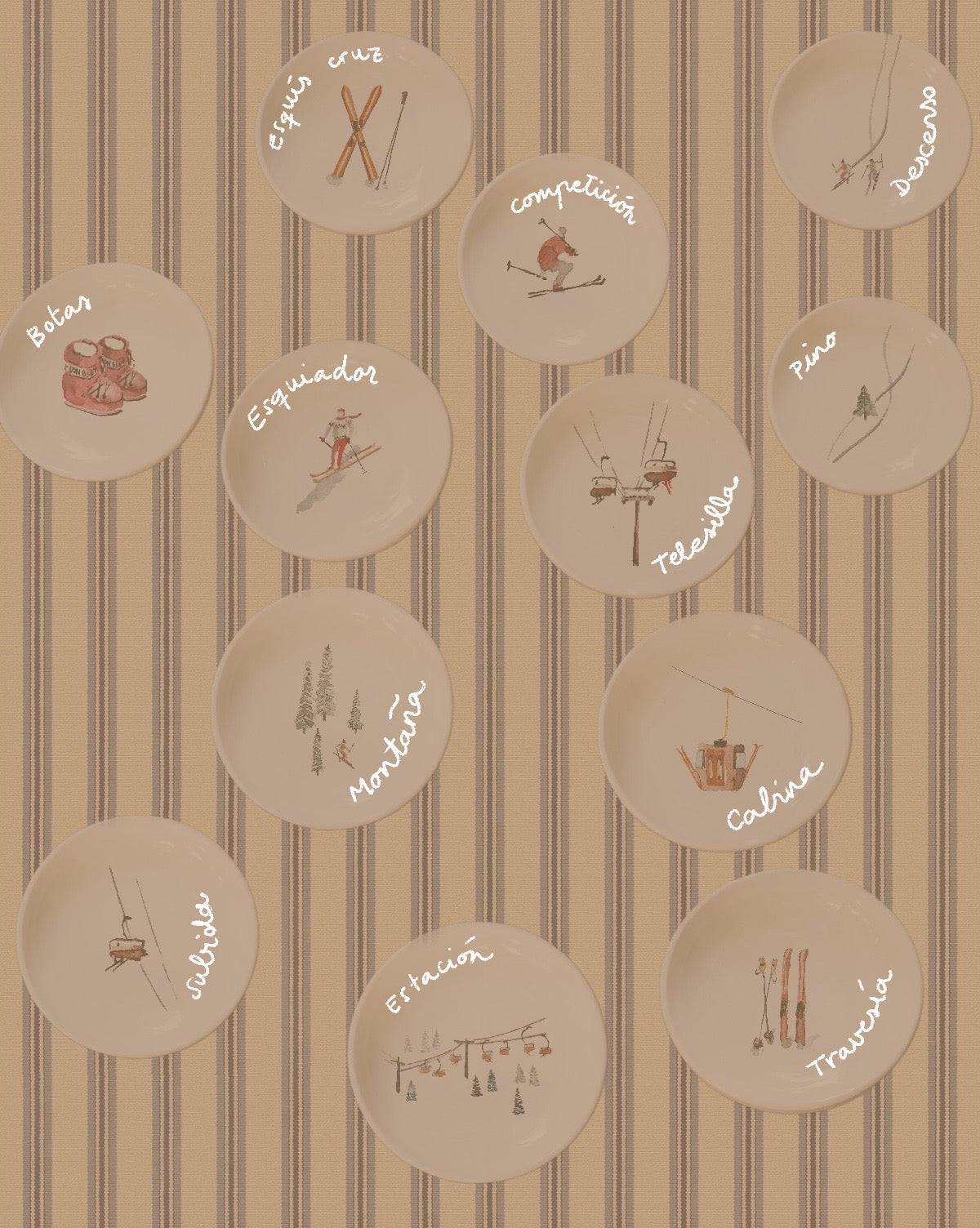 PLATOS DE PAN ESQUÍ