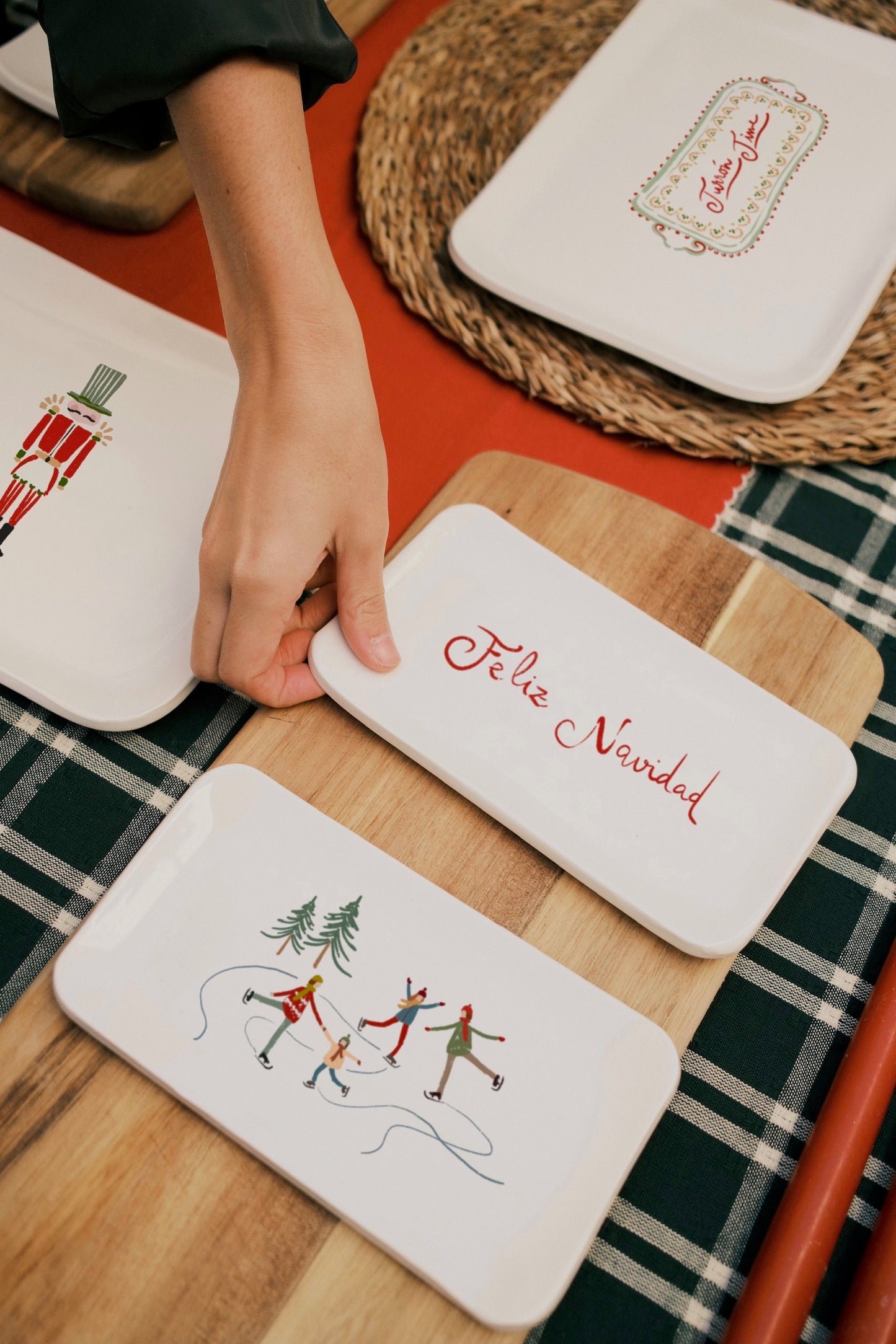 MEDIO SET BANDEJAS NAVIDAD