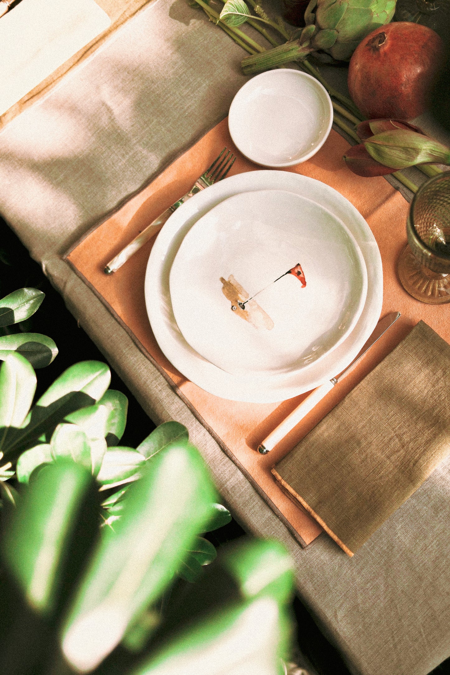 PLATOS DE POSTRE GOLF