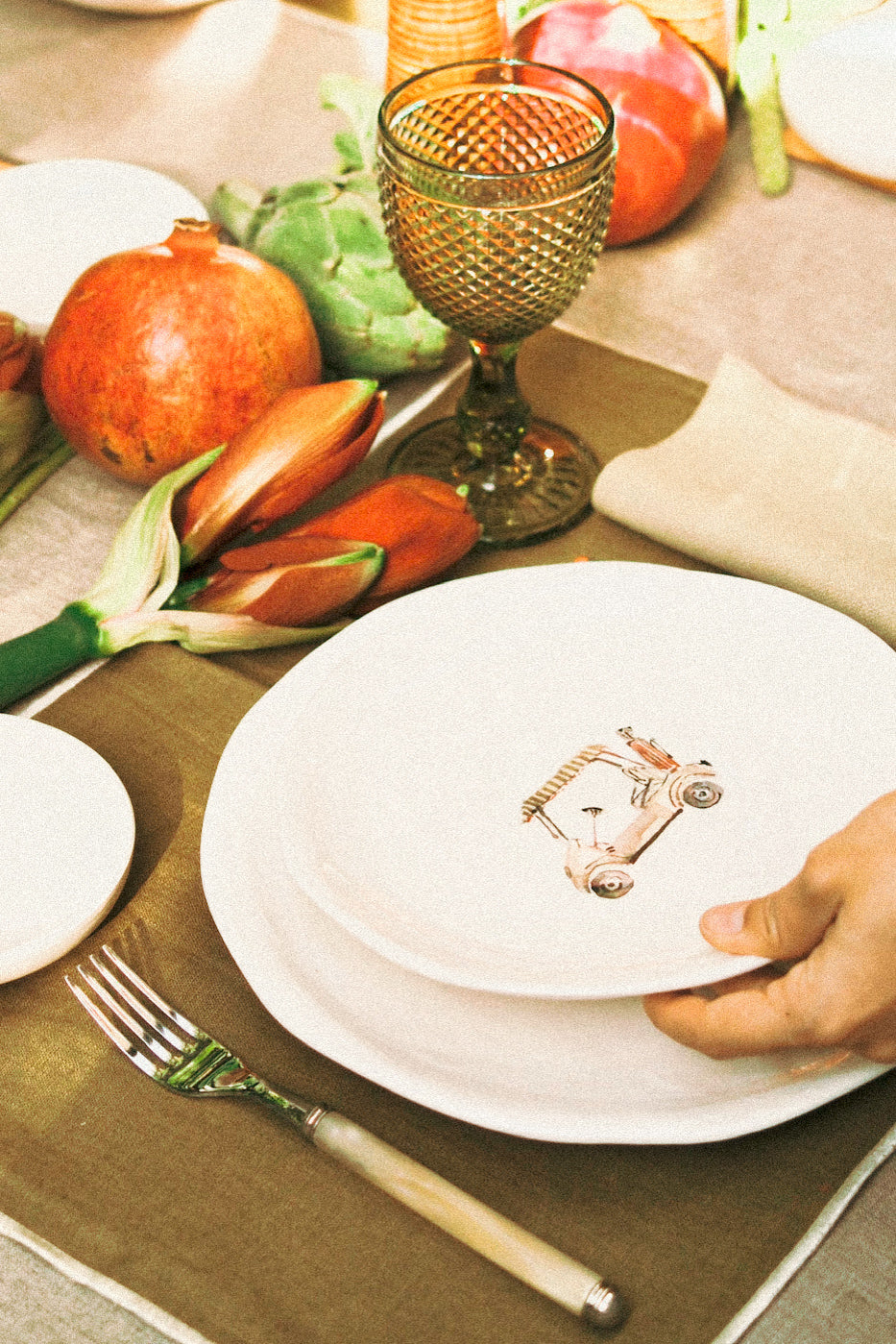 PLATOS DE POSTRE GOLF