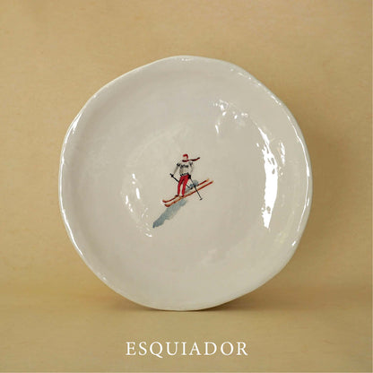 PLATOS DE POSTRE ESQUÍ