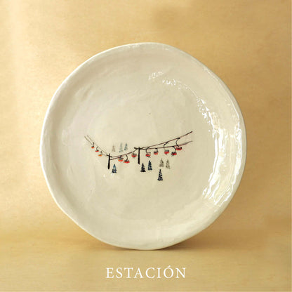 PLATOS DE POSTRE ESQUÍ